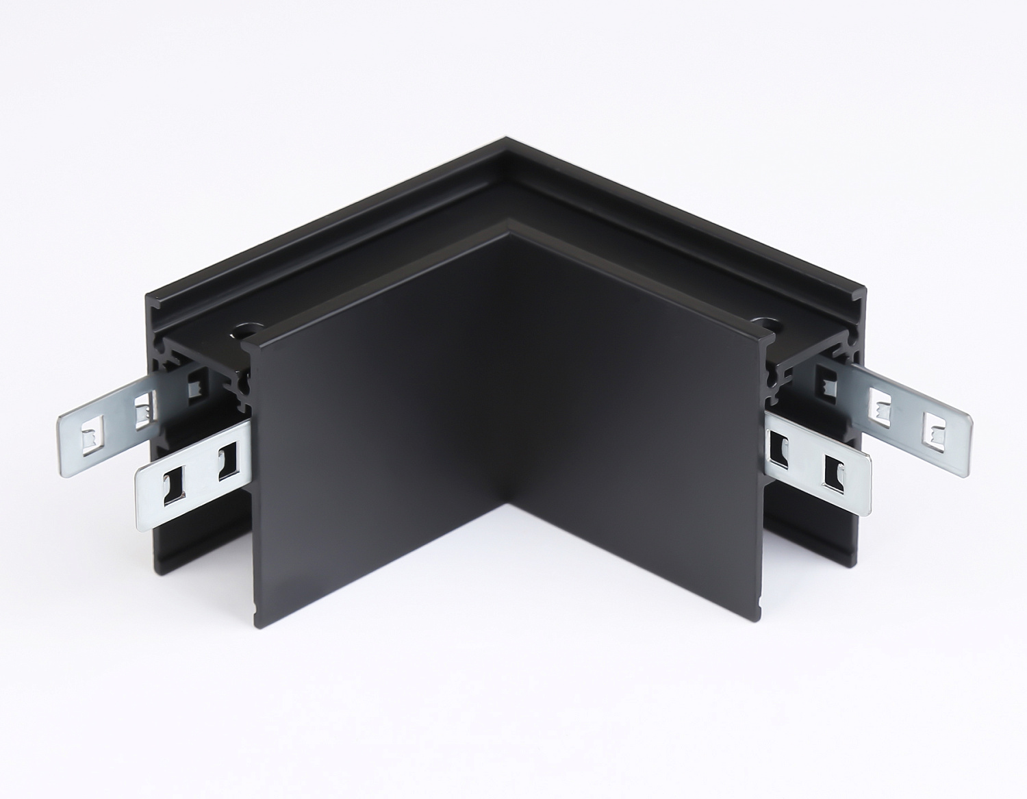 Коннектор угловой для накладного шинопровода Magnetic GL3372 BK черный коннектор угловой для накладного шинопровода 85*85*H53.7