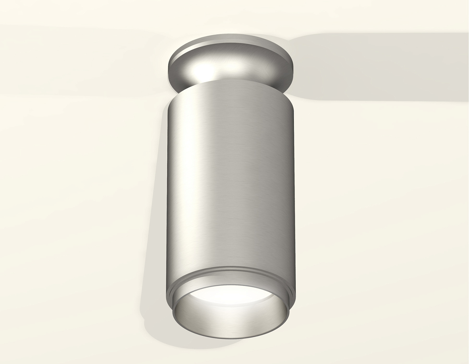 Комплект накладного светильника XS6324080 SSL/MCH серебро песок/хром матовый MR16 GU5.3 (N6904, C6324, N6123)