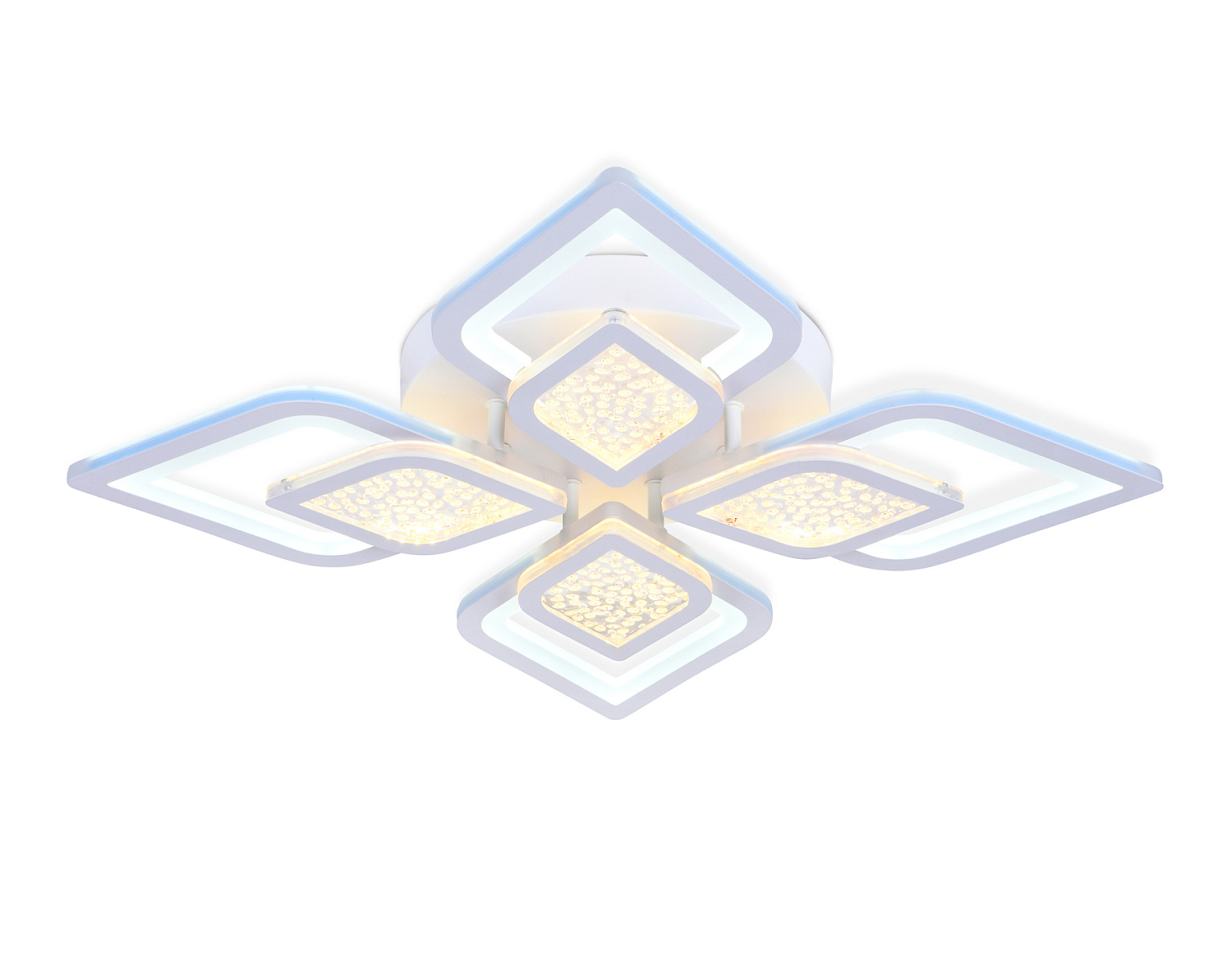 Потолочный светодиодный светильник с пультом FA4285/4+4 WH белый 3000K/4200K/6400K 82W 610*610*90 (ПДУ РАДИО 2.4G)