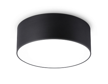 Потолочный светодиодный светильник FV5514 BK черный LED 15W 4200K D120*58 (Без ПДУ)