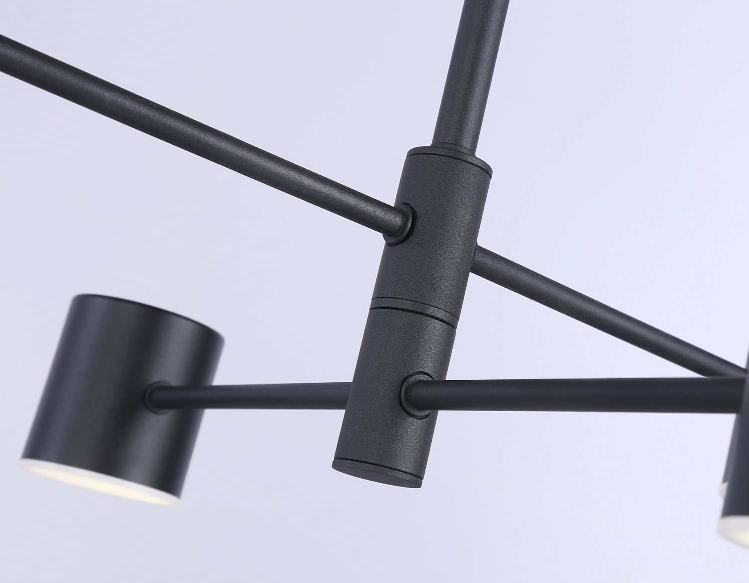 Подвесной светодиодный светильник FL51707/4 BK черный 3000K/4200K/6400K 20W D500*780 (Без ПДУ)