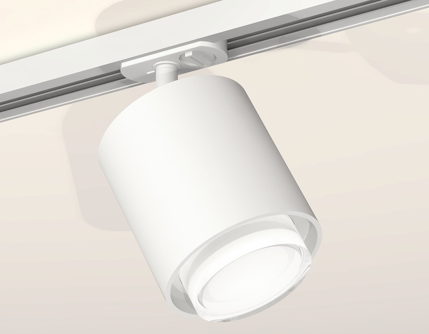 Комплект трекового светильника с акрилом XT7722002 SWH/CL белый песок/прозрачный MR16 GU5.3 (A2536, C7722, N7160)