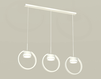 Комплект подвесного светильника с акрилом XB9106150/3 SWH/FR белый песок/белый матовый GX53 (C9106, N8412)