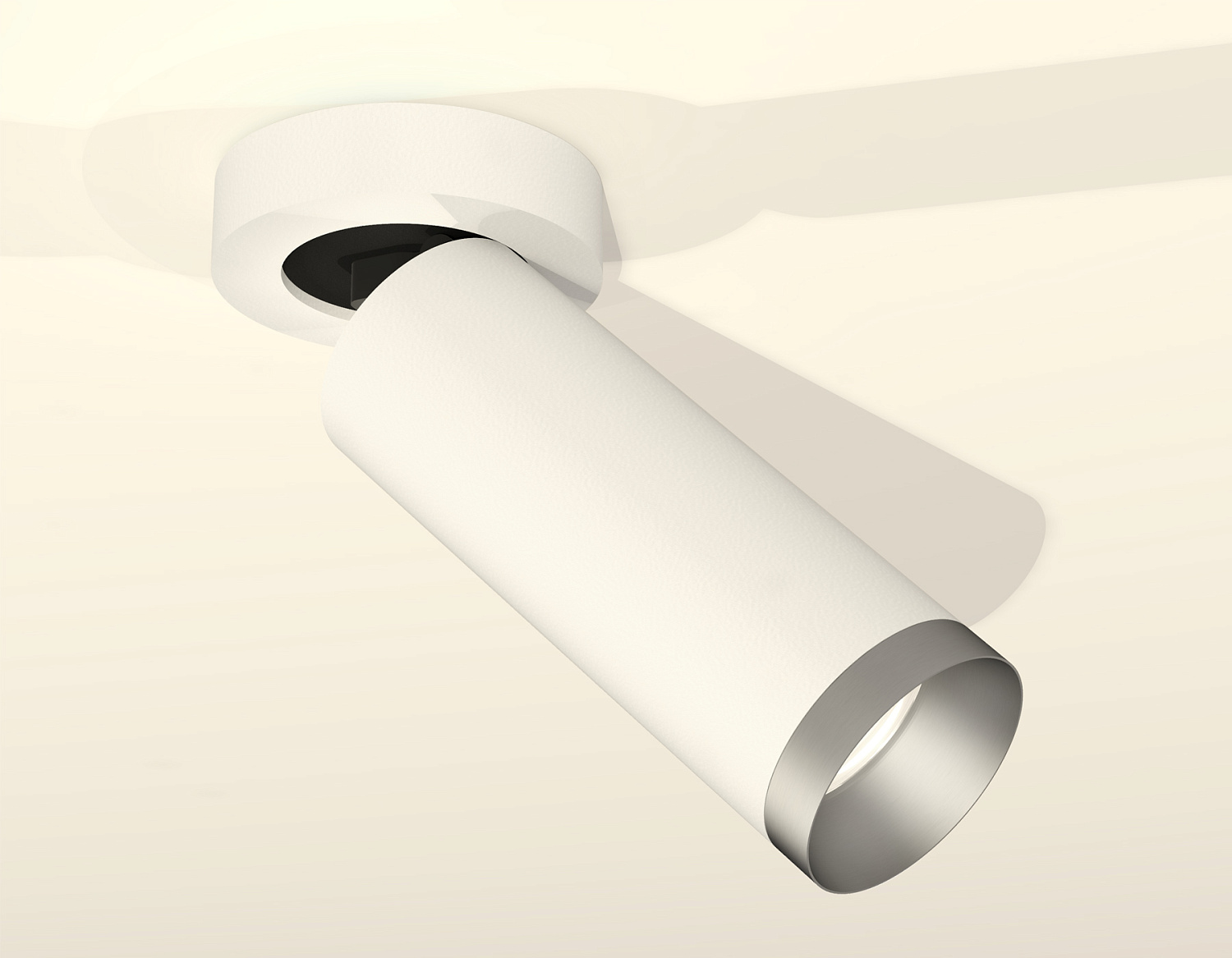 Комплект накладного поворотного светильника XM6342203 SWH/MCH белый песок/хром матовый MR16 GU5.3 (A2228, C6342, N6133)