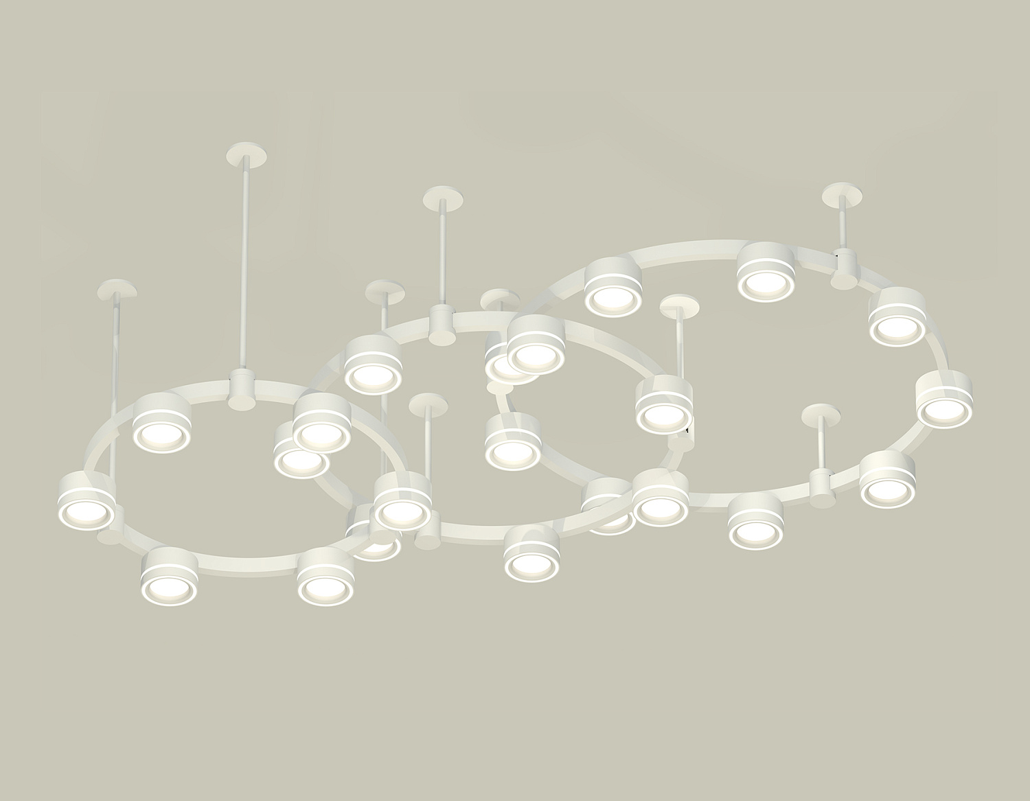 Комплект подвесного светильника Techno Ring с акрилом XR92212250/22 SWH/FR белый песок/белый матовый GX53