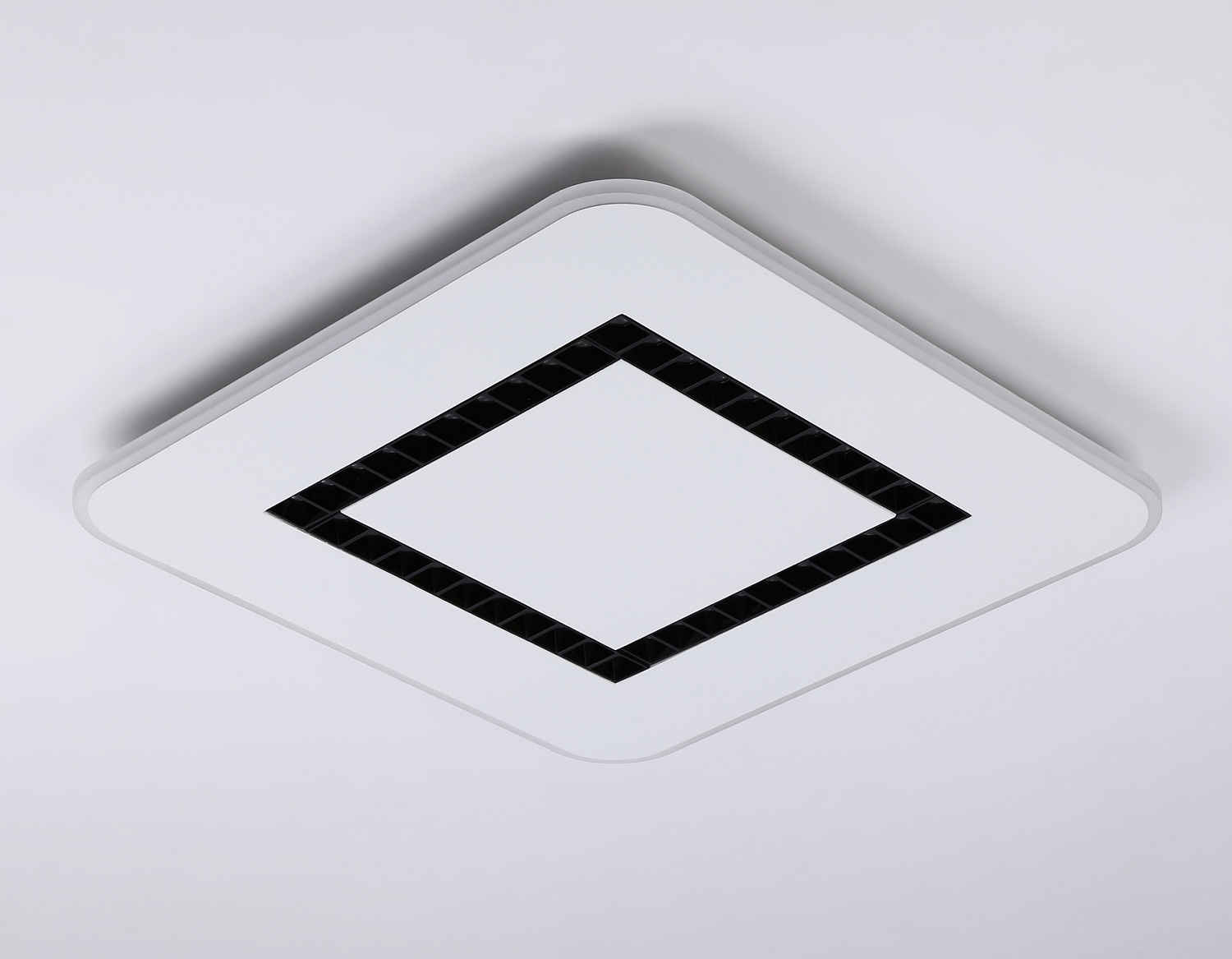 Потолочный светодиодный светильник с пультом FL51415 WH белый 3000K/4200K/6400K 68W 488*488*40 (ПДУ ИК)