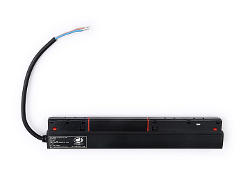 Блок питания внутренний с вводом питания для шинопровода Magnetic GL3662 BK черный блок блок питания внутренний IP20 200W 48V 260*45*23