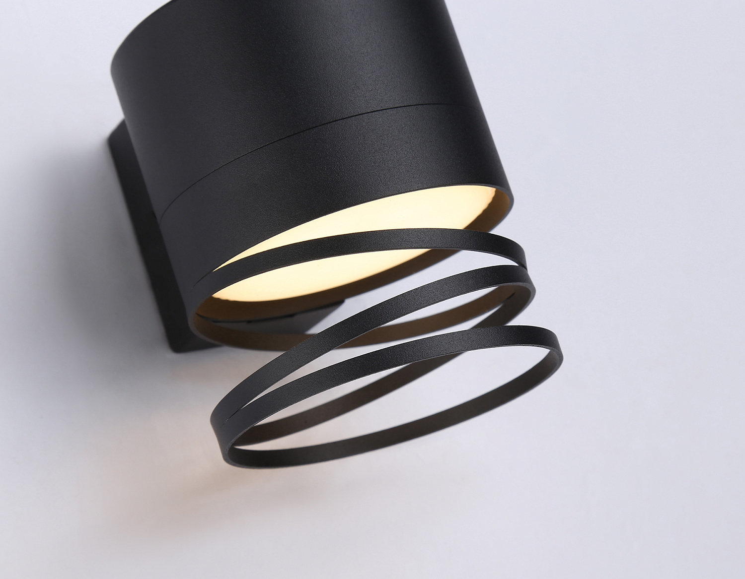 Светильник настенный со сменной лампой GU10 TN71113 BK черный GX53 max 12W 110*82*100