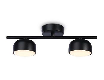 Светильник накладной со сменной лампой GX53 TN71024/2 BK черный GX53/2 max 12W 320*80*140