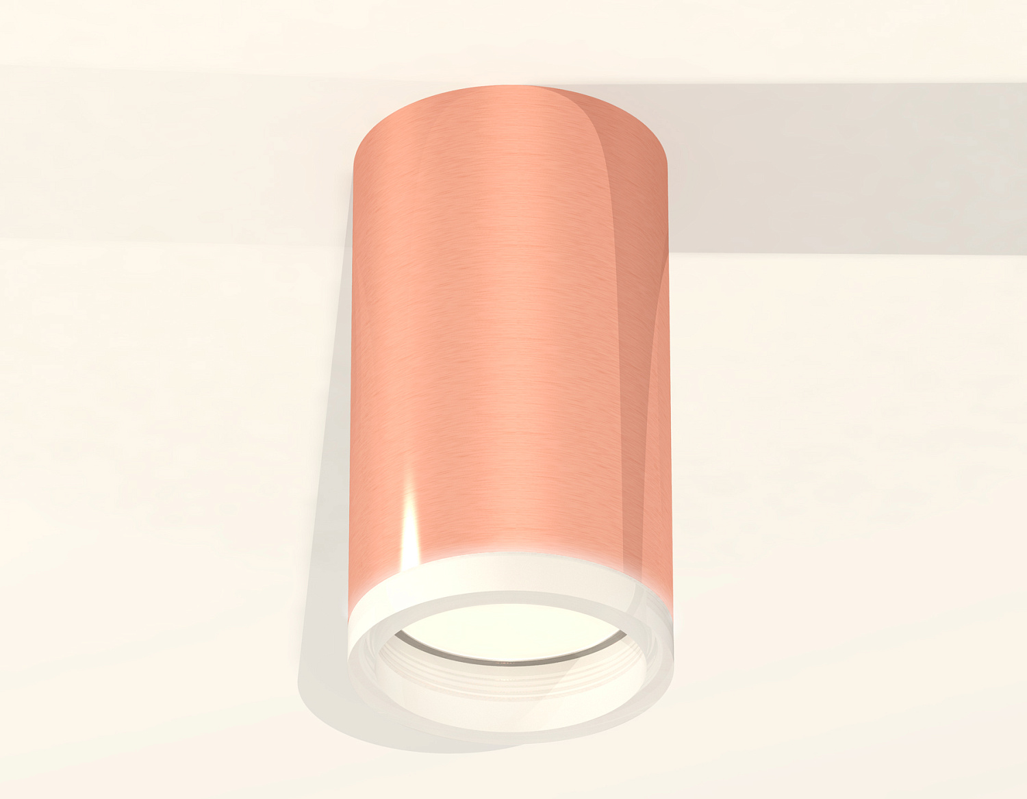 Комплект накладного светильника с акрилом XS6326020 PPG/FR золото розовое полированное/белый матовый MR16 GU5.3 (C6326, N6245)