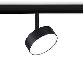 Светильник светодиодный трековый для шинопровода Magnetic GL3853 BK черный IP20 12W 4200K 48V D95*30