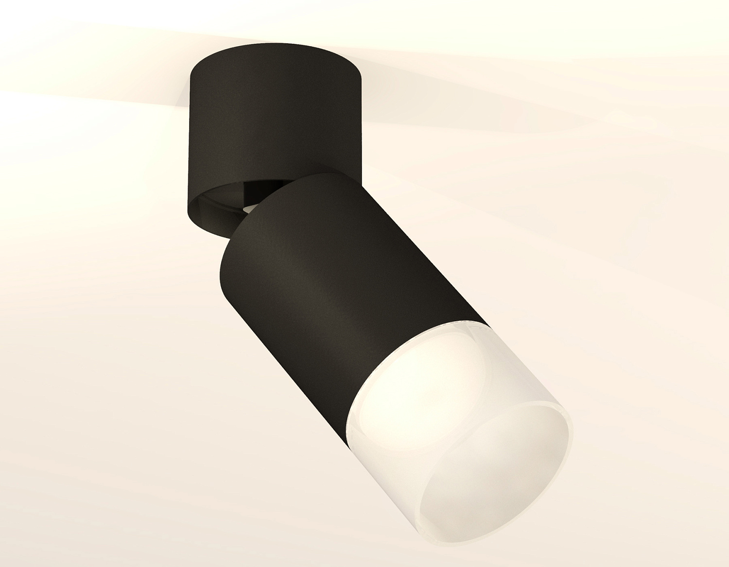 Комплект накладного поворотного светильника XM6313083 SBK/BK/FR черный песок/черный/белый матовый MR16 GU5.3 (A2221, C6313, N6252)