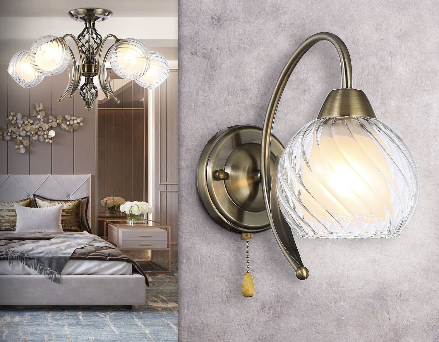 Настенный светильник TR3076 SB бронза E27 max 40W 224*130*250