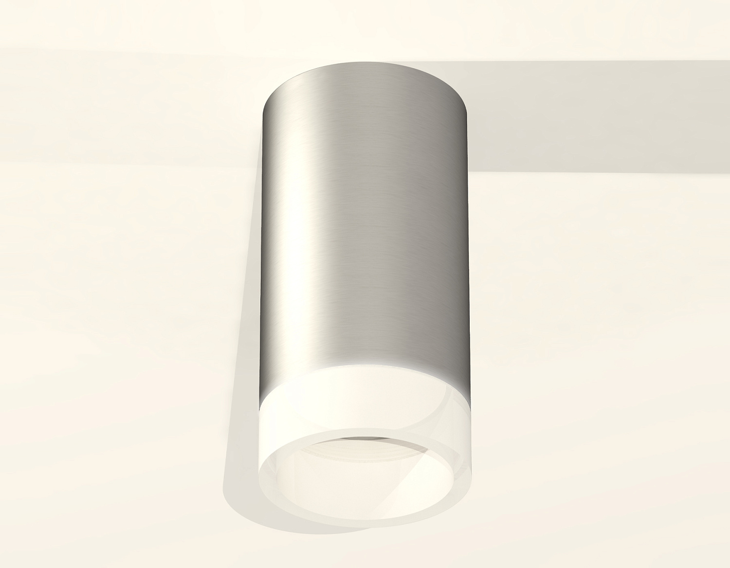 Комплект накладного светильника с акрилом XS6324041 SSL/FR серебро песок/белый матовый MR16 GU5.3 (C6324, N6248)