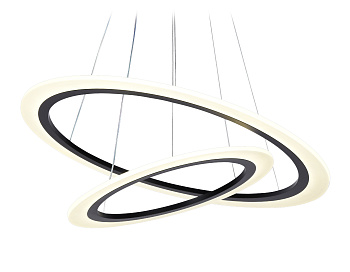 Управляемый светодиодный светильник FA4357/2 BK черный 78W 3000K/4200K/6400K D580*670 (ПДУ РАДИО 2.4G)