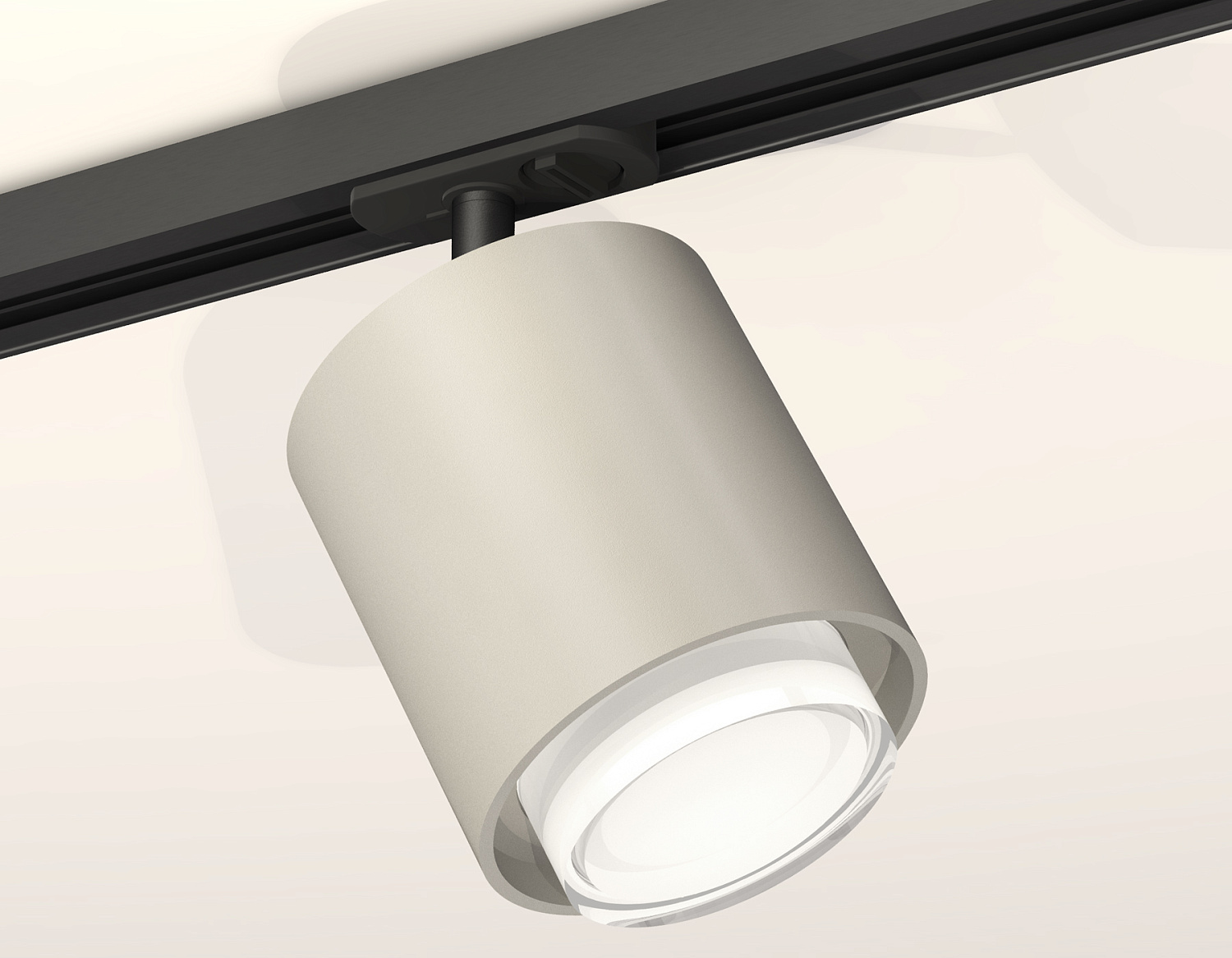 Комплект трекового светильника с акрилом XT7724002 SGR/CL/SBK серый песок/прозрачный/черный песок MR16 GU5.3 (A2537, C7724, N7160)