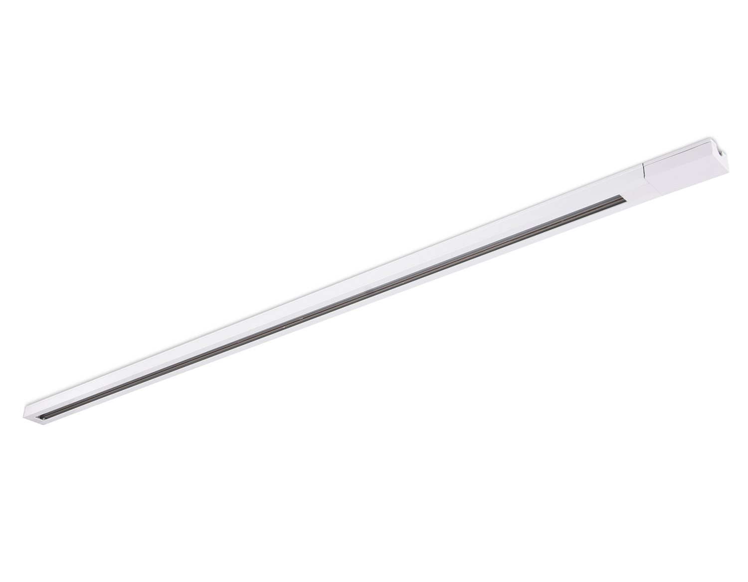 Трековый шинопровод однофазный 3м, с сетевым вводом и заглушкой GL7012 WH белый трековый шинопровод однофазный 3 м