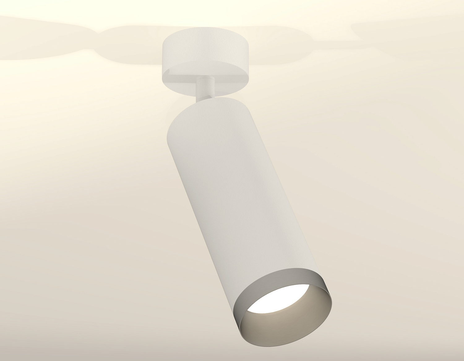 Комплект накладного поворотного светильника XM6342004 SWH/MCH белый песок/хром матовый MR16 GU5.3 (A2202, C6342, N6133)