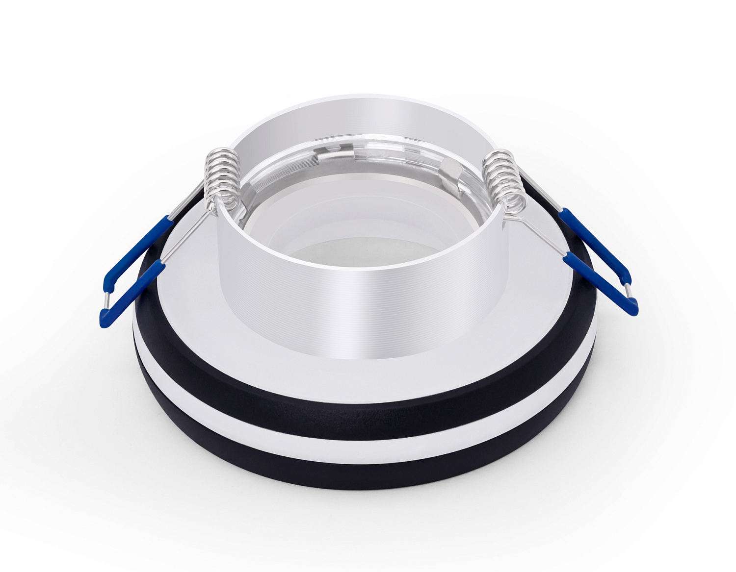 Встраиваемый точечный светильник MR16 с акрилом TN3322 SBK/FR черный песок/белый матовый GU5.3 D95*45