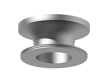 Насадка задняя накладная для корпуса светильника с диаметром отверстия D70mm N7928 МСH хром матовый D70*H28mm Out25mm