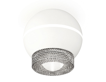 Комплект накладного светильника с дополнительной подсветкой XS1101030 SWH/CL белый песок/прозрачный MR16 GU5.3 LED 3W 4200K (C1101, N7191)