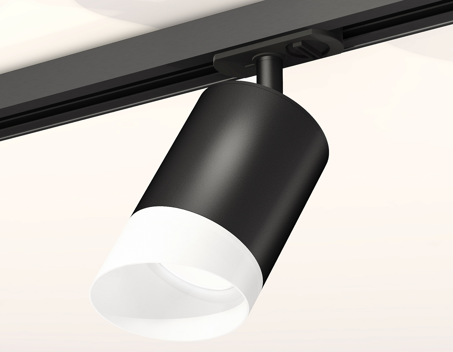 Комплект трекового светильника с акрилом XT7422022 SBK/FR черный песок/белый матовый MR16 GU5.3 (A2537, C7422, N7175)