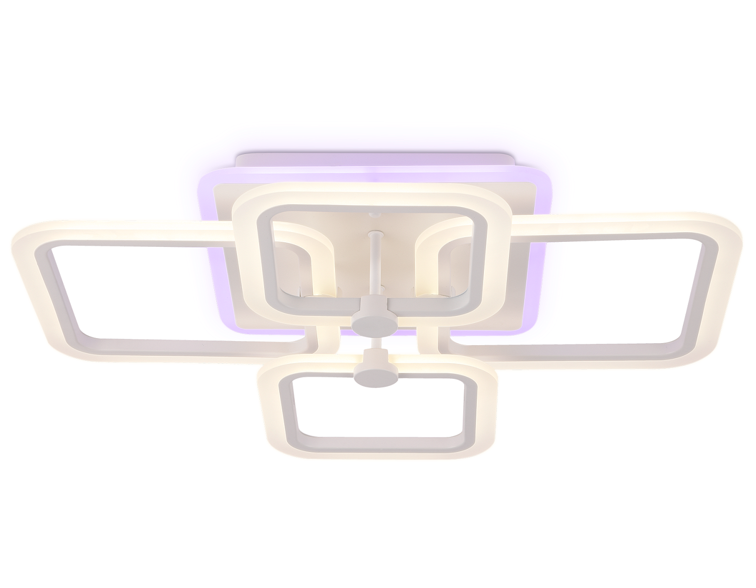 Потолочный светодиодный светильник с пультом FA533/2+2 WH белый 105W 770*540*120 (ПДУ РАДИО 2.4)