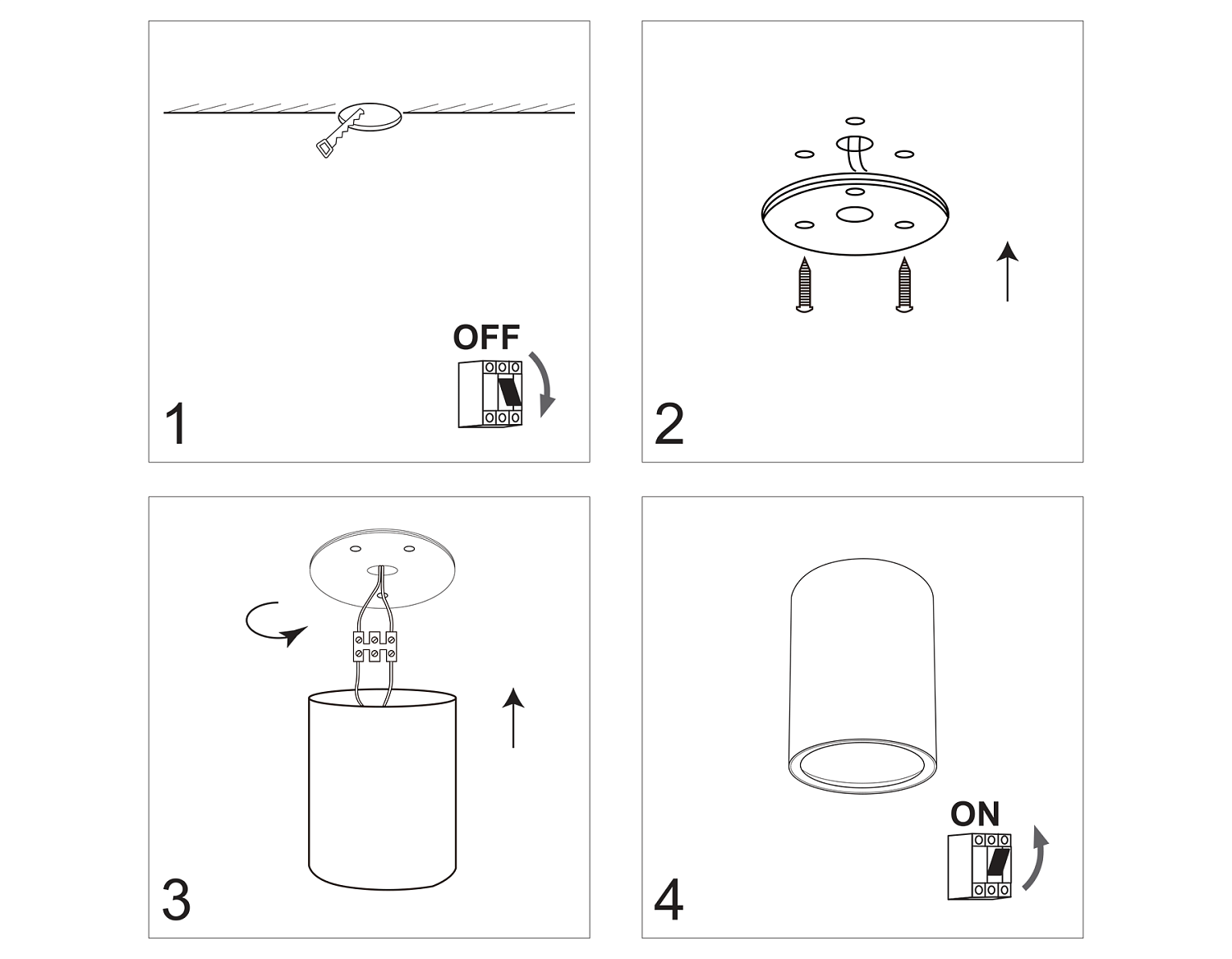 Накладной точечный светильник GU5.3 TN218 WH/S белый/песок GU5.3 D56*100