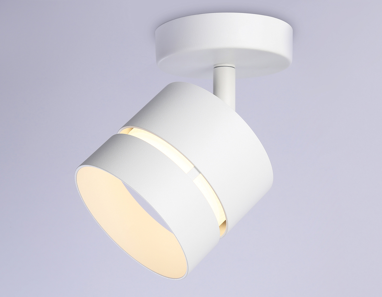 Светильник накладной поворотный со сменной лампой GU10 TN71055 WH белый GX53 max 12W D85*145