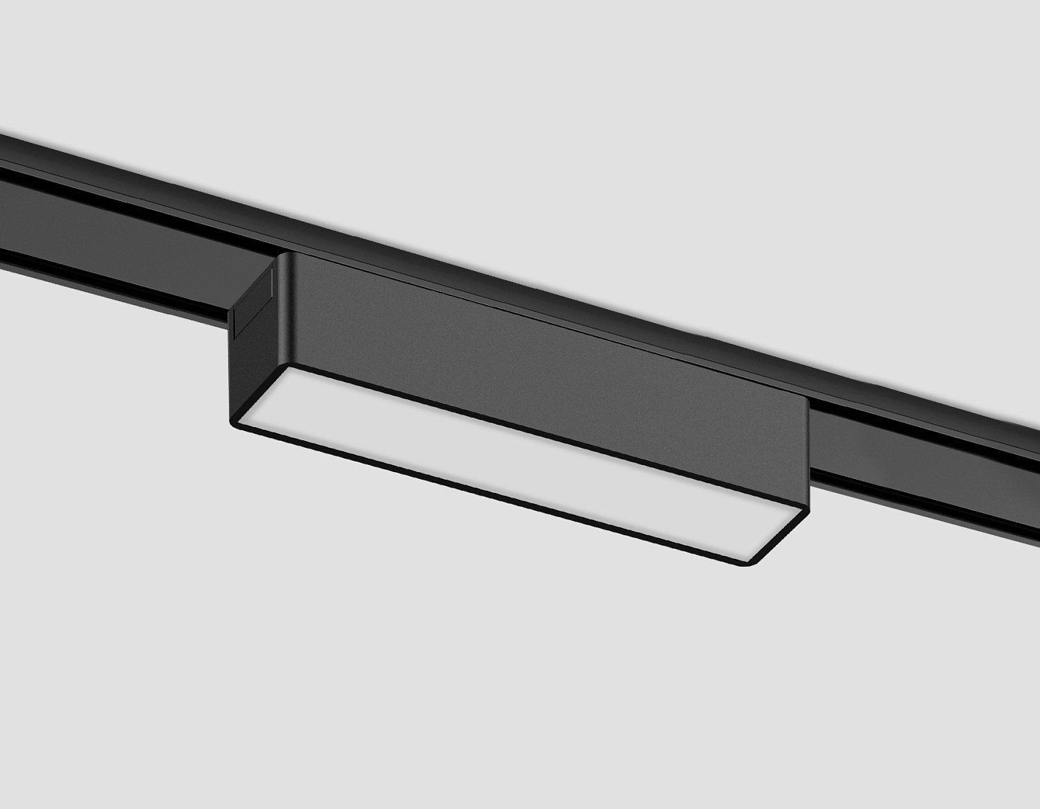 Светильник светодиодный трековый для шинопровода Magnetic Ultra Slim GV1443 BK черный IP20 5W 4200K 48V 122*26*24