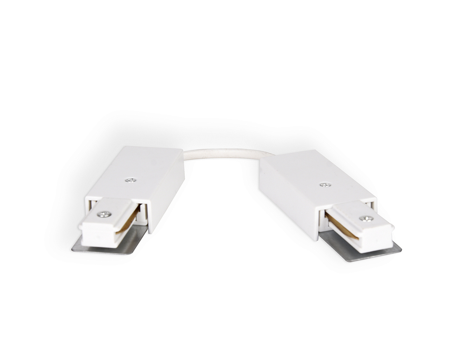 Коннектор гибкий однофазный для соединения трековых шинопроводов GL7087 WH коннектор гибкий однофазный для соединения трековых шинопроводов