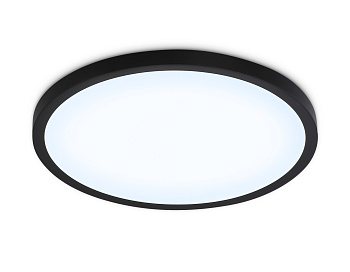 Светильник светодиодный ультратонкий с высокой степенью защиты IP54 FZ1961 BK черный IP54 40W 5000K D470*15 (Без ПДУ)