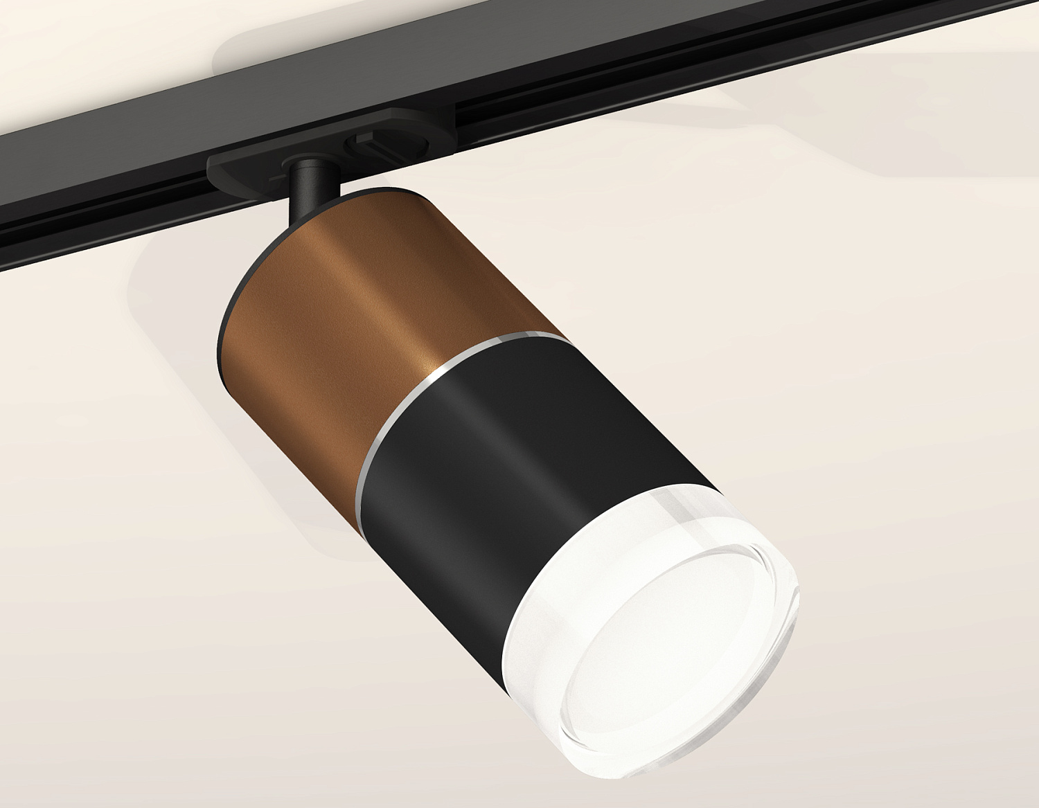 Комплект трекового светильника с акрилом XT7402061 SBK/SCF/PBK/CL черный песок/кофе песок/прозрачный MR16 GU5.3