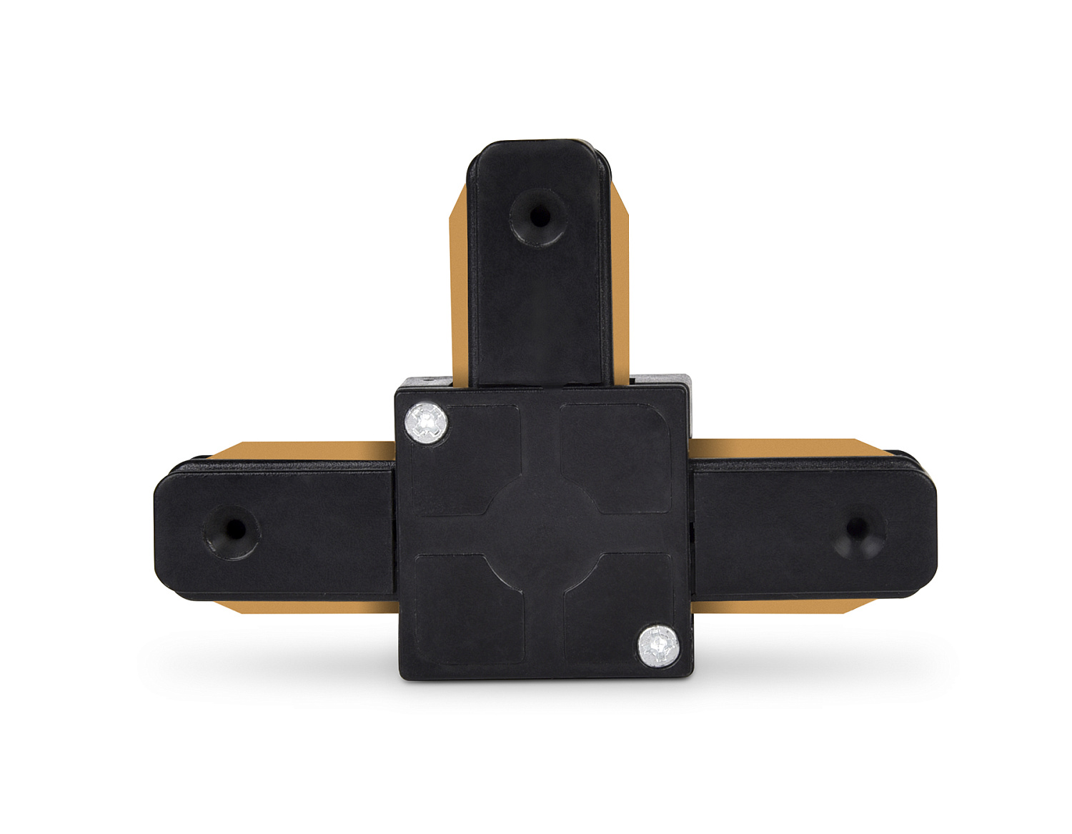 Коннектор Т-образный однофазный для соединения трековых шинопроводов GL7078 BK черный коннектор Т-образный однофазный для соединения трековых шинопроводов