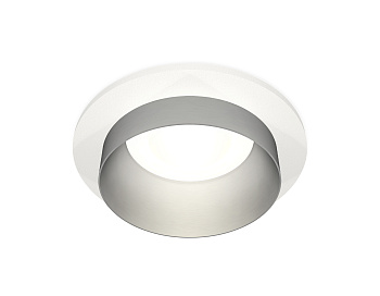 Комплект встраиваемого светильника XC6512023 SWH/MCH белый песок/хром матовый MR16 GU5.3 (C6512, N6133)