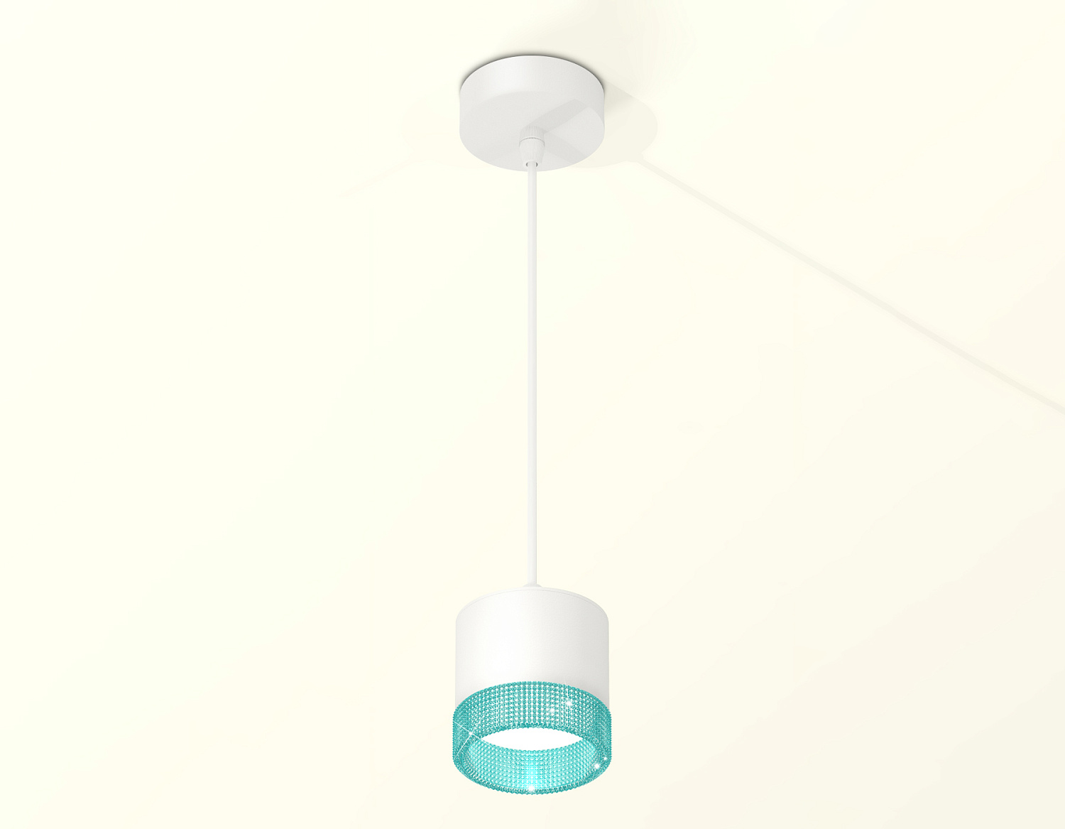 Комплект подвесного светильника GX53 с композитным хрусталем XP8110041 SWH/BL белый песок/голубой GX53 (A2331, C8110, N8488)