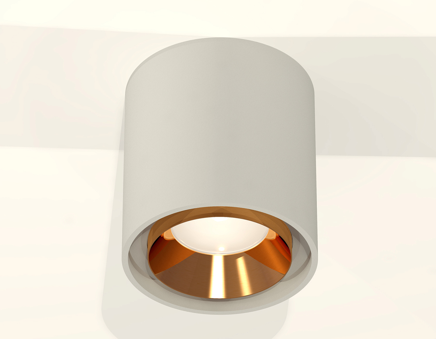 Комплект накладного светильника XS7724004 SGR/PYG серый песок/золото желтое полированное MR16 GU5.3 (C7724, N7034)