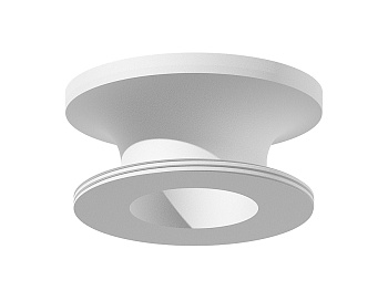 Насадка задняя накладная для корпуса светильника с диаметром отверстия D60mm N6901 SWH белый песок D60*H25mm Out20mm